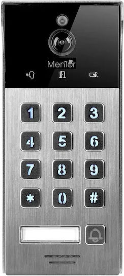 Interfon Video Inteligent Mentor Svk473b 4 Fire Wi-Fi Card Pin Aplicația Tuya 7 Inch Ips Dvr Ahd 2mp Ik07 Negru