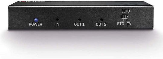 Lindy 2 Port 18G HDMI Splitter 38235