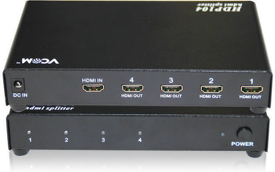 Vcom HDMI Селектор 4x1 DD434