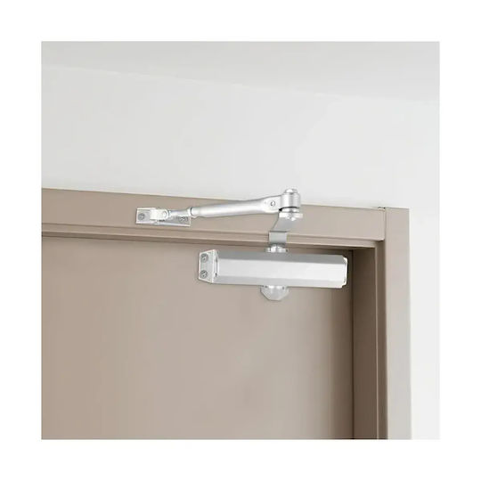 Amortizor Hidraulic Universal Pentru Ușă Mentor Acs043 2 Viteze Reglabile 80-100kg 800-1200mm 300,000 Cicluri 180 Grade Argintiu