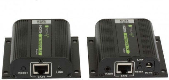 Techly IDATA EXT-E70POED HDMI Удължител IDATA EXT-E70POED