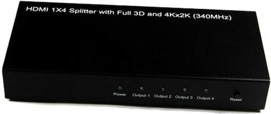 Techly IDATA HDMI-4K4 HDMI Сплитер IDATA HDMI-4K4
