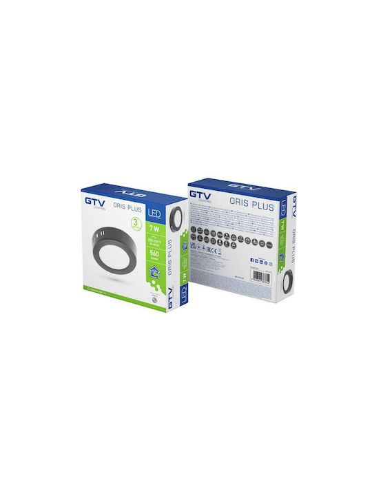 Corp de iluminat LED de perete Oris 7W IP20 3000K Negru Corp de iluminat LED de perete Oris 7W IP20 3000K Negru