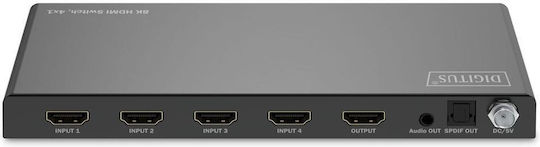 Comutator HDMI Digitus 4x1 8K/60Hz