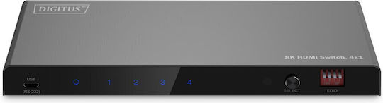 Comutator HDMI Digitus 4x1 8K/60Hz