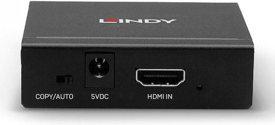 Lindy 38158 UHD 1 вход/2 изхода HDMI Сплитер 38158