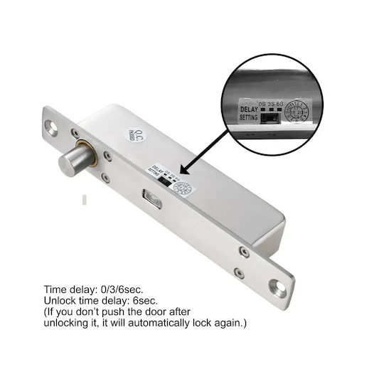 Elektrische Zypriotische & elektromagnetische Schlösser Mentor Acs024 Fail Secure 12-24V 5A 1000kg Timer LED Präsenzsensor Eingebaut