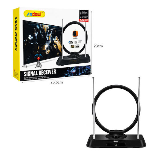 Receptor de Semnal Andowl – Negru Q-dv1007