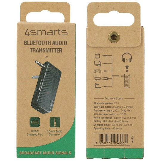 4Smarts B9 Receptor Bluetooth 5.1 / Transmițător cu Port USB