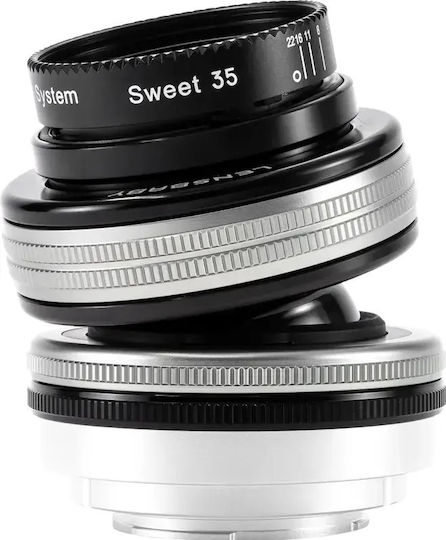 Lensbaby Cadru complet Obiectiv Foto Composer Pro II with Sweet 35 Optic Standard / Tilt-Shift pentru Montura Canon RF Black