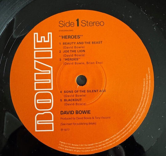 David Bowie Heroes Vinyl
