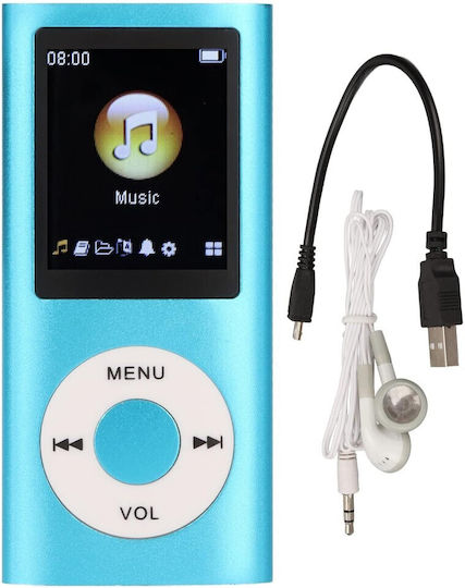MP4-418 MP4-Spieler (8GB) mit Display LCD Blau