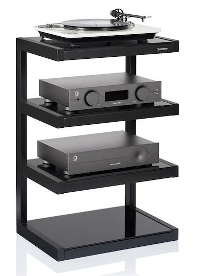 NorStone Esse Hi-Fi Möbel Schwarz 57x86x40cm