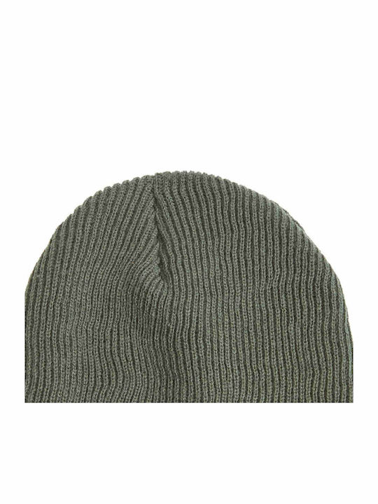 Männer Beanie Strickmütze in Khaki Farbe