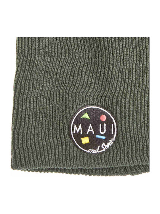 Männer Beanie Strickmütze in Khaki Farbe