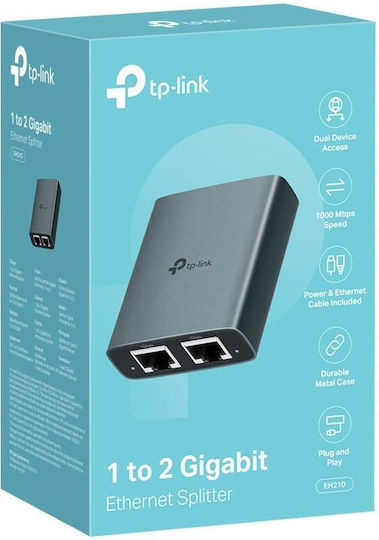 Tp-link Eh210 Сплитер От 1x Rj-45 Женски Към 2x Rj-45 Женски