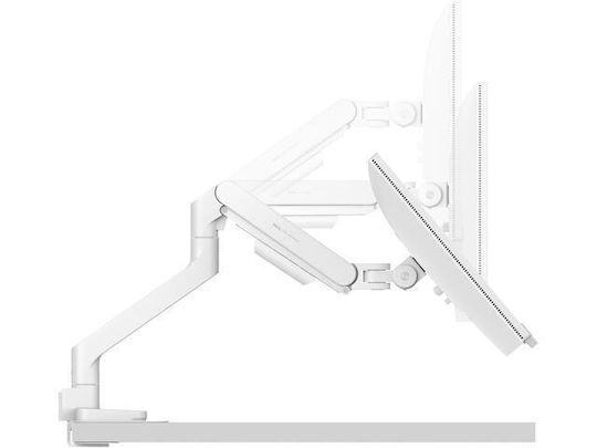 BenQ Бяла Настолна Стойка за Монитор до 45" с Рамо (9H.A3ADD.LWW)