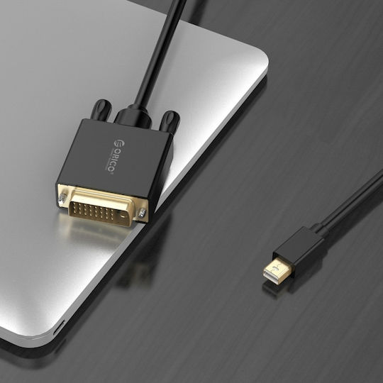 Orico DVI-Kabel DVI-D-Stecker - Mini-DisplayPort-Stecker 3m Schwarz