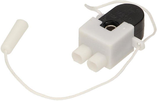 Orno On-Off switch Pull Cord Switch with Lighting White 1pcs