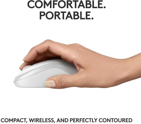 Logitech M240 Silent Безжичен Bluetooth Мишка Off-White