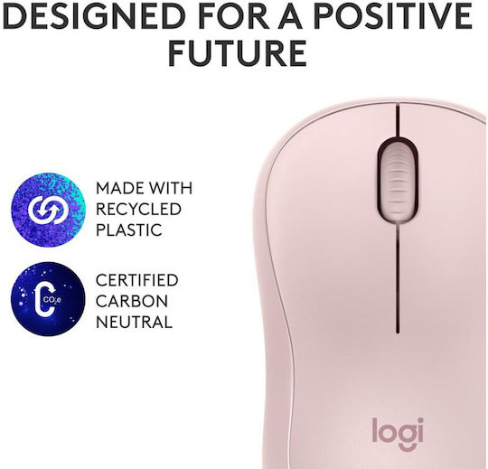 Logitech M240 Silent Wireless Bluetooth Mouse Pink