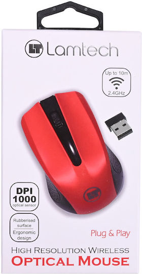 Lamtech LAM021257 Mouse Wireless Roșu
