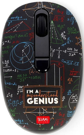 Legami Milano Ich bin ein Genie Kabellose Maus Schwarz