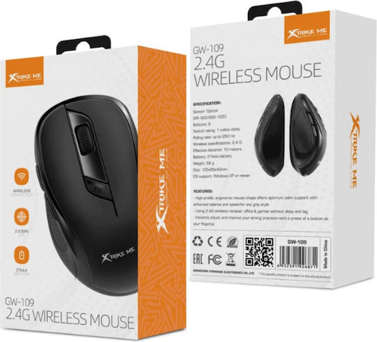 Xtrike Me GW-109 Wireless Mouse Negru