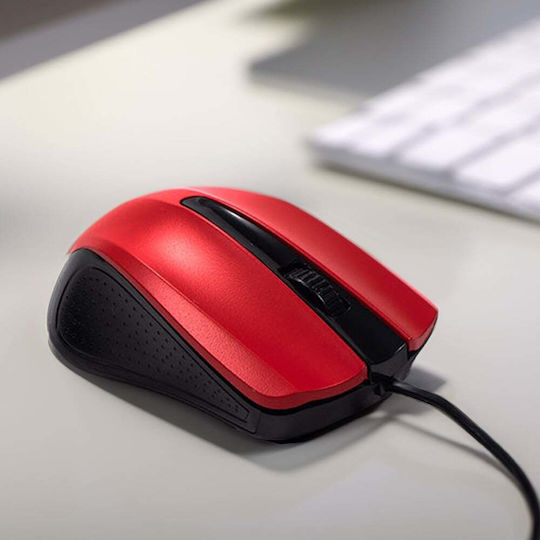 Lamtech LAM021233 С Кабел Мишка Червена