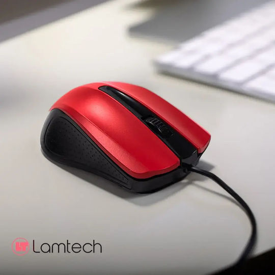 Lamtech LAM021233 С Кабел Мишка Червена