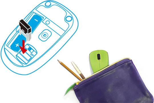 Genius NX-7000 Безжичен Мишка Червен