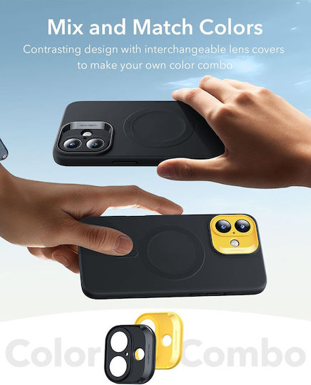 ESR Cloud HaloLock MagSafe Back Cover Silicone Black (iPhone 16 Plus)