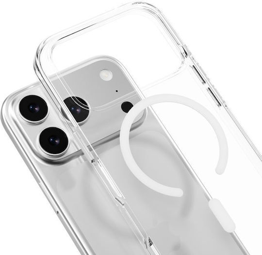 Mageasy Handyhülle Bright M Magsafe Transparent Koralle Für iPhone 17 Pro