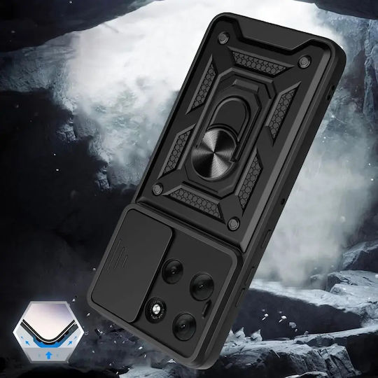 Tech-Protect Camshield Pro Back Cover Σιλικόνης / Πλαστικό Μαύρο (Motorola Moto G86 5G / G86 5G Power)