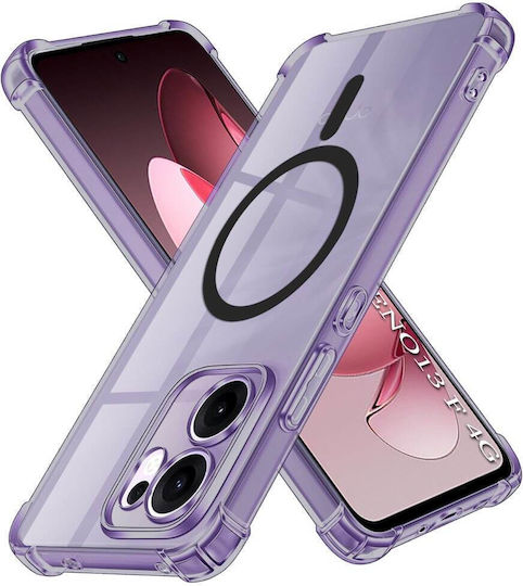 Techsuit Umschlag Rückseite Silikon Transparent (Oppo Reno13 F / FS)