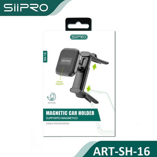 SiiPro SH-16 Suport Auto Pentru Telefon Mobil Cu Magnet Negru