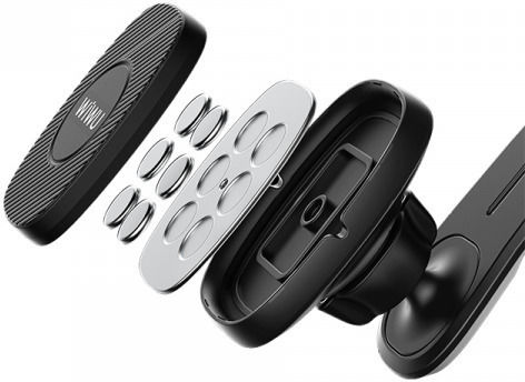 SiiPro Sipro SH-06 Suport Auto Pentru Telefon Mobil Cu Magnet Negru