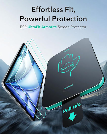 ESR Ultrafit Armorite Gehärtetes Glas Für iPad Pro 2024 13"