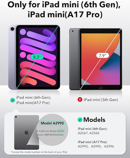 ESR Premium Quality 0.3mm Tempered Glass (iPad mini 6, iPad mini 7, ESR)