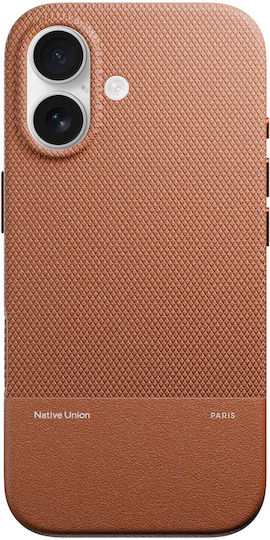 Native Union Back Cover Piele 1mm Maro (iPhone 17)