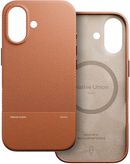 Native Union Back Cover Piele 1mm Maro (iPhone 17)