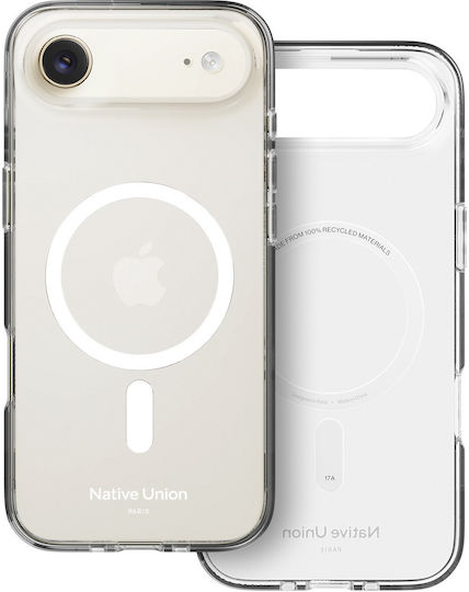 Native Union Umschlag Rückseite Silikon Transparent (iPhone Air)
