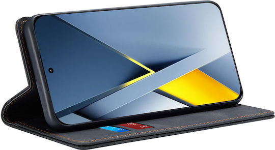 Techsuit Confy Cover Buchen Sie Schwarz (Poco F8 Ultra)