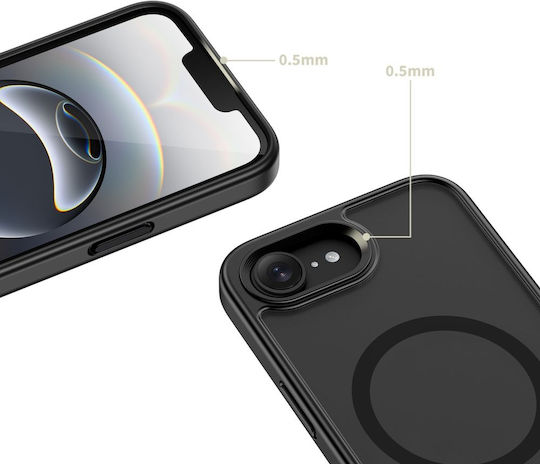 Husă Tech-protect Magrack Magsafe iPhone 16e 17e – Negru Mat