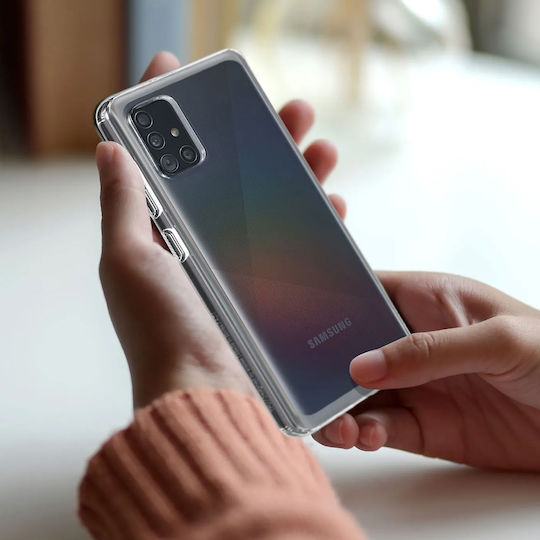 Samsung Back Cover Σιλικόνης Διάφανο (Galaxy A71)