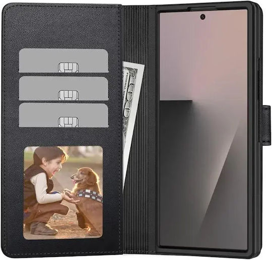 Tech-Protect Wallet Δερματίνης / Σιλικόνης Μαύρο (Xiaomi Poco F8 Pro)