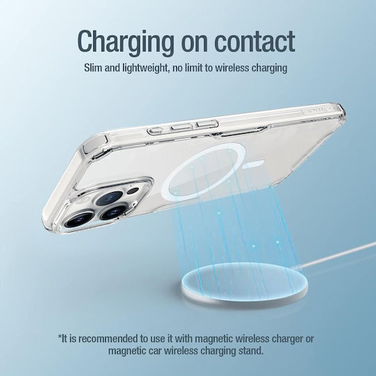 Nillkin Nature Pro Magnetic Back Cover Σιλικόνης Διάφανο (iPhone 15)