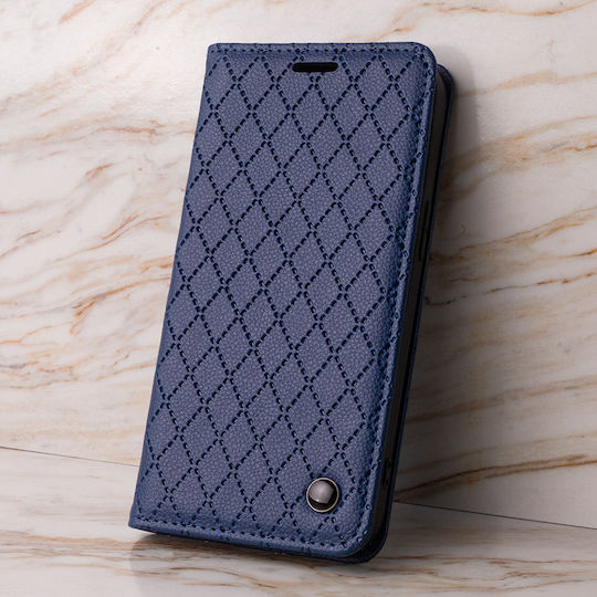 Smart Book Leather Navy Blue (Redmi Note 15 Pro+ / Poco M8 Pro)