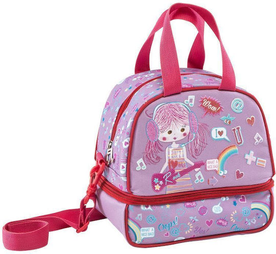 Bluey Schulische Isolierte Kinder Lunchtasche 5lt Mehrfarbige Bluey 20x8x23cm