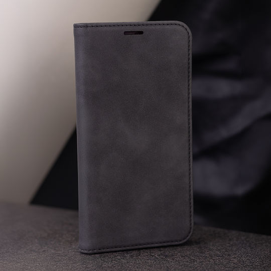 Smart Книга Изкуствена кожа / Силикон Черен (iPhone 13)